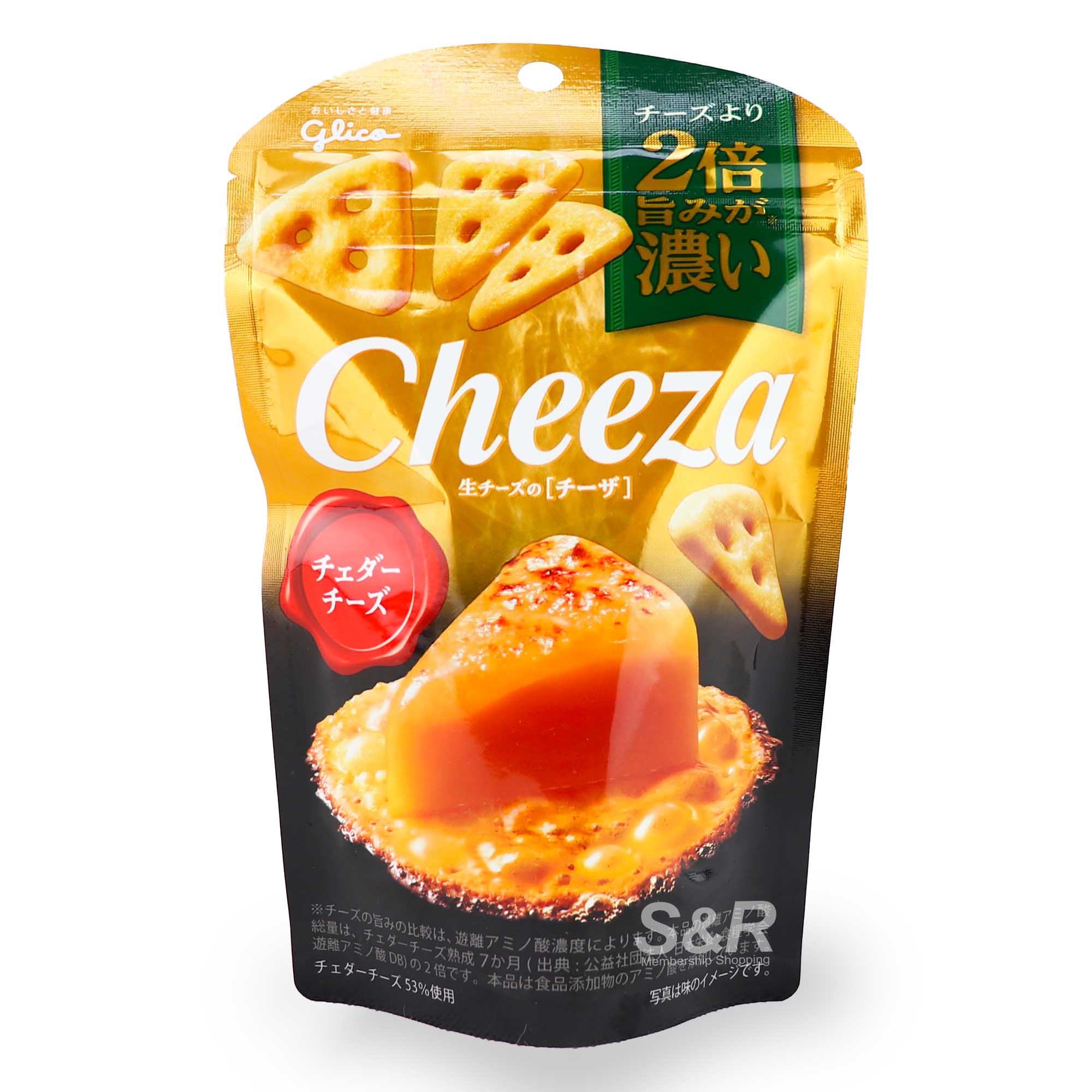 Glico Cheeza Cheddar Cheese Crackers 40g Glico Cheeza Cheddar Cheese Crackers 40g